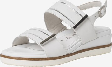 TAMARIS Sandals in White: front