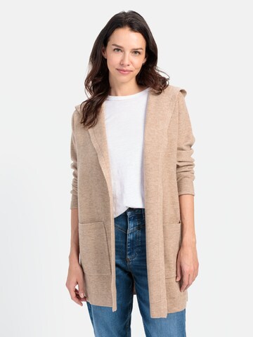 CAMEL ACTIVE Knit Cardigan in Beige: front