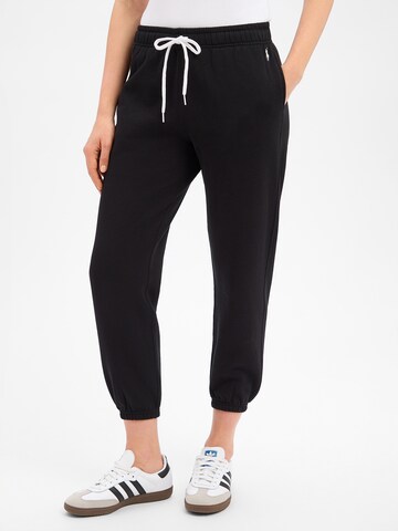 Polo Ralph Lauren Loosefit Hose in Schwarz: Vorderseite