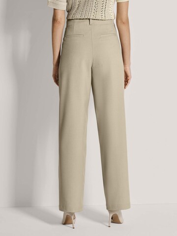 MADELEINE Wide leg Bandplooibroek in Bruin