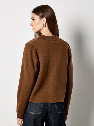 Cardigan ' ' Apricot en orange