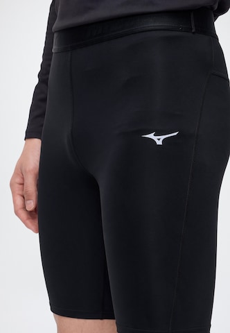 MIZUNO Skinny Sportovní kalhoty – černá