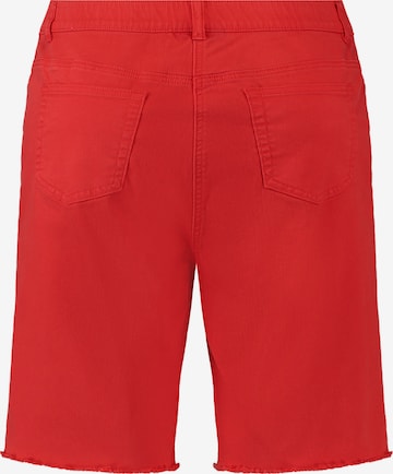 SAMOON regular Jeans i rød