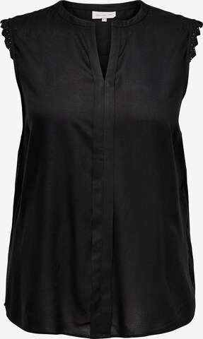 ONLY Carmakoma - Blusa 'Mumi' em preto: frente