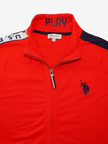 U.S. POLO ASSN. Sweatjacke in Rot