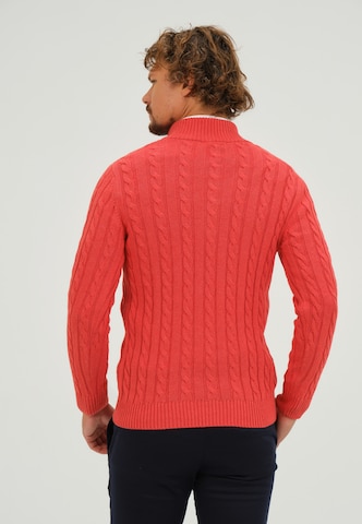 Pull-over Giorgio di Mare en rouge