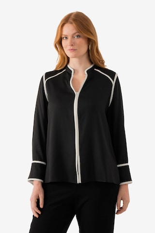 Ulla Popken - Blusa en negro: frente