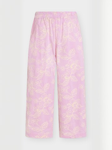 regular Pantaloni ' Flowercras ' di Crās in rosa: frontale