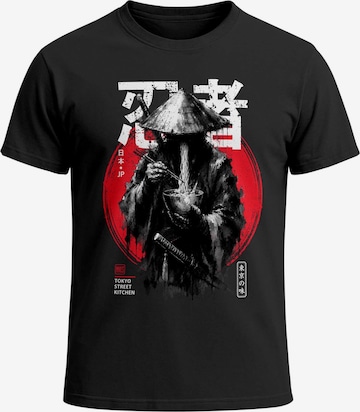Neverless Shirt 'Rōnin' in Black: front