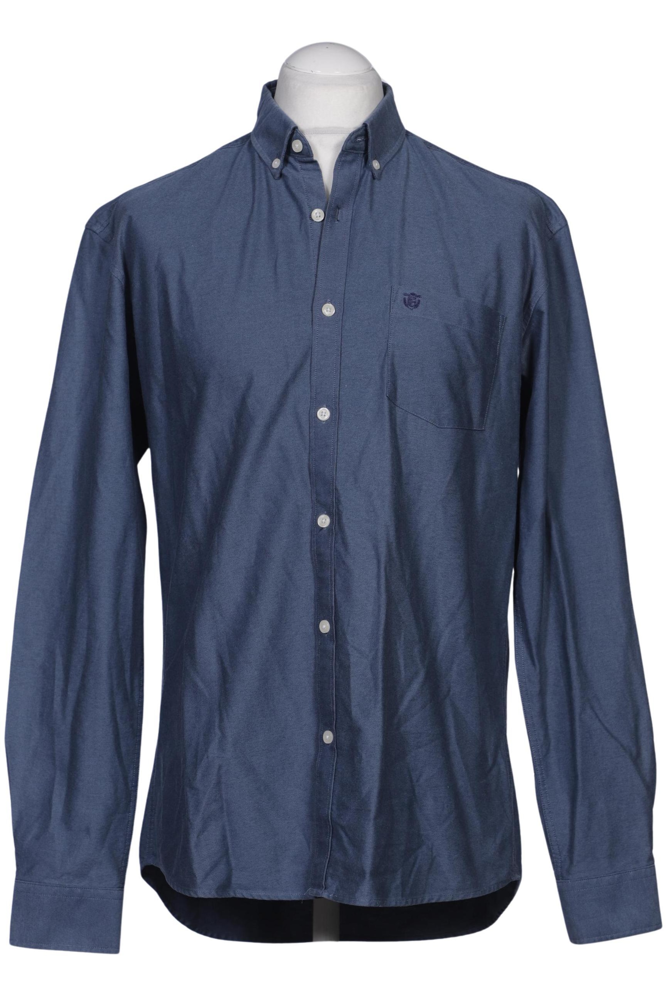 SELECTED Button Up Shirt in L in Blue: front
