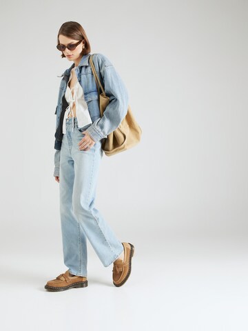 LEVI'S ® Regular Jeans 'Ribcage Straight Anklel' in Blau