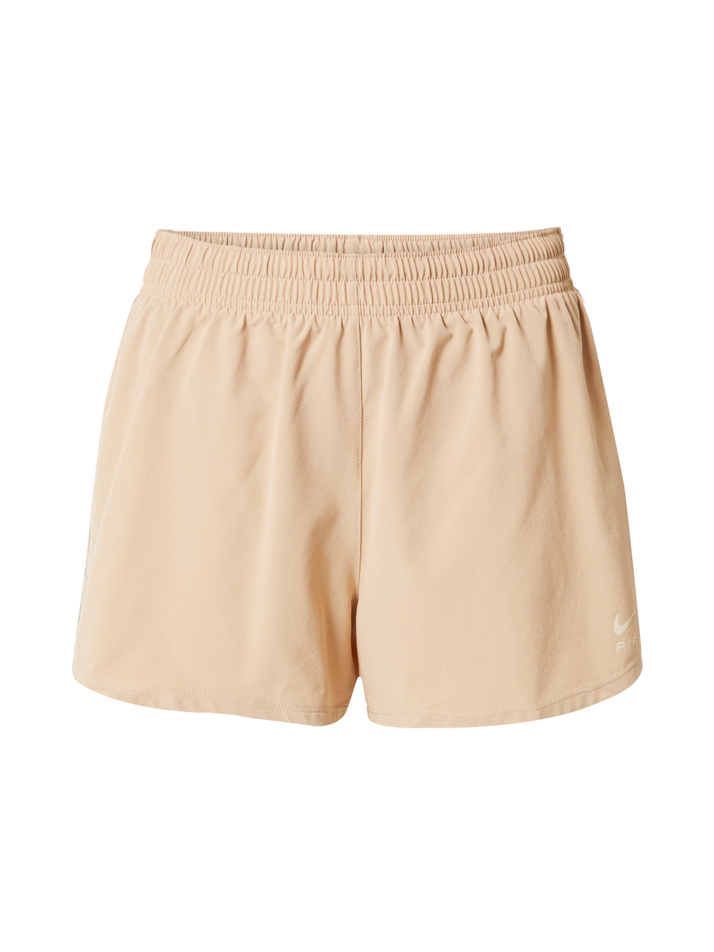 NIKE Обычный Спортивные штаны в Бежевый: спереди