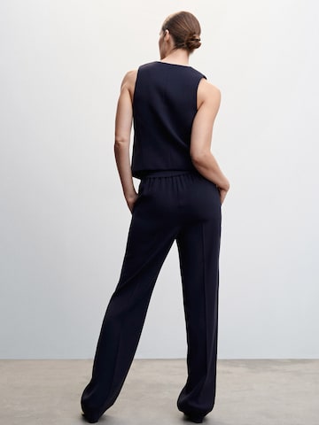 MANGO Loosefit Pantalon 'Valeria' in Blauw