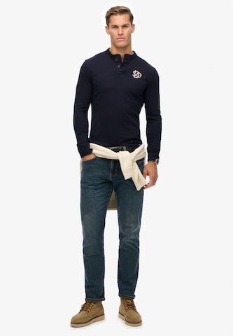 Superdry Shirt 'Vintage Athletic Grandad' in Blauw