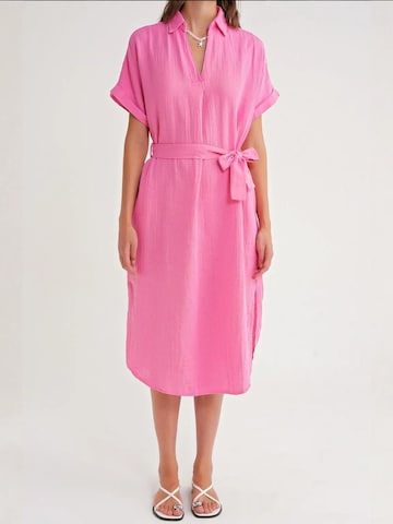 Abito camicia di MixRay in rosa