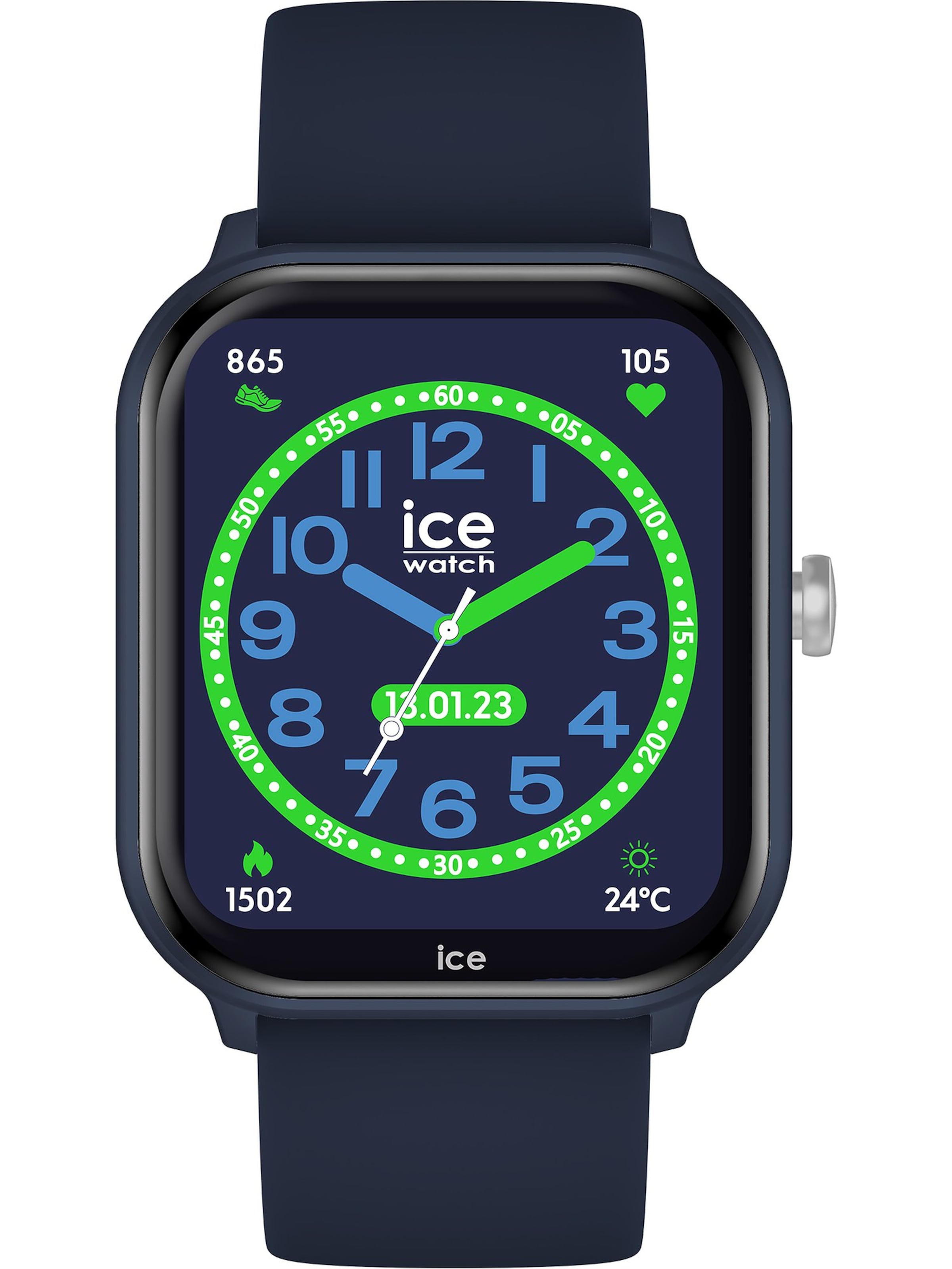 ICE WATCH Digitaluhr 'Smart Junior 2.0' in Blau: Vorderseite