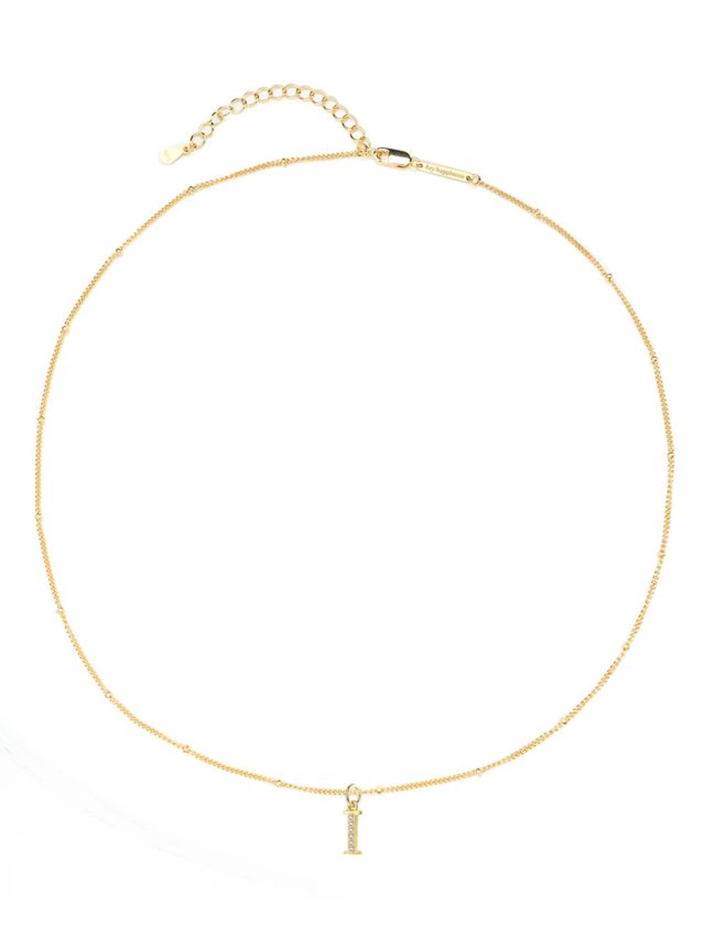 Hey Happiness - Cadena 'Letter I' en oro