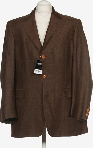 Eduard Dressler Suit Jacket in XL in Brown: front