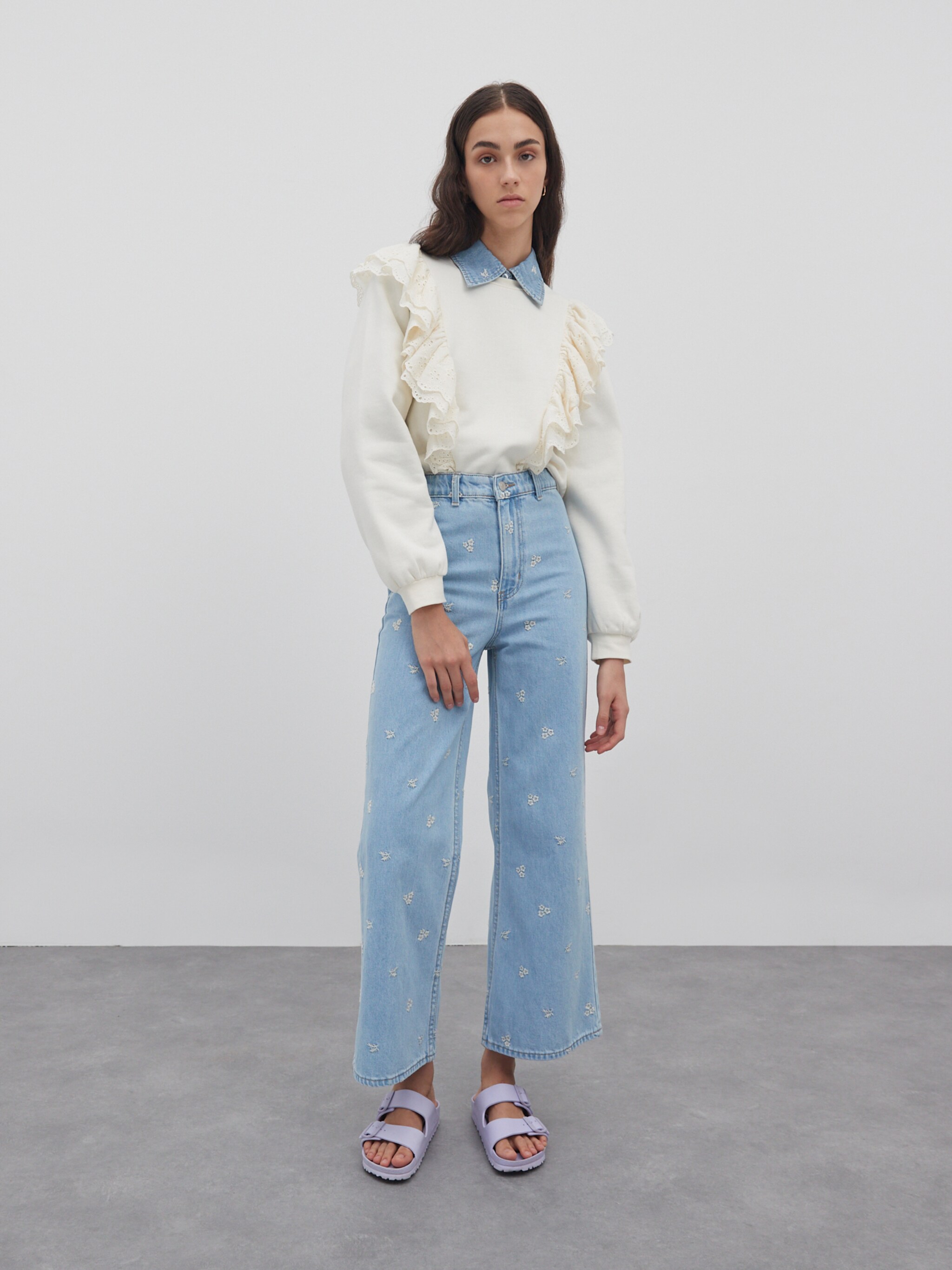 EDITED Producten Jeans 'Chrissy' Blauw denim