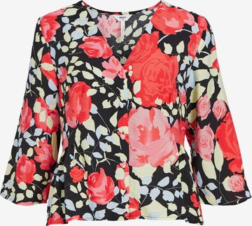 OBJECT Blouse 'Limone' in Zwart: voorkant