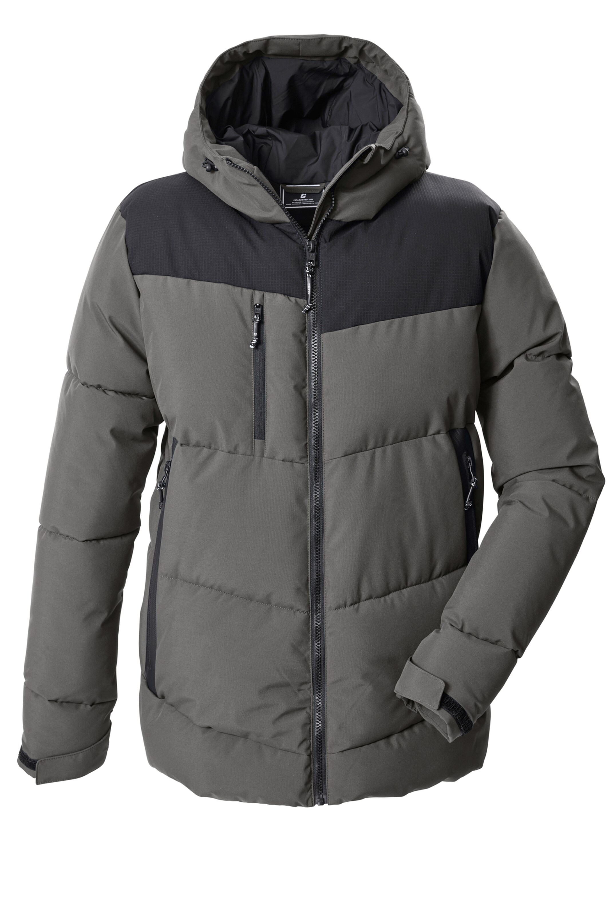 KILLTEC Outdoor jacket in Green: front