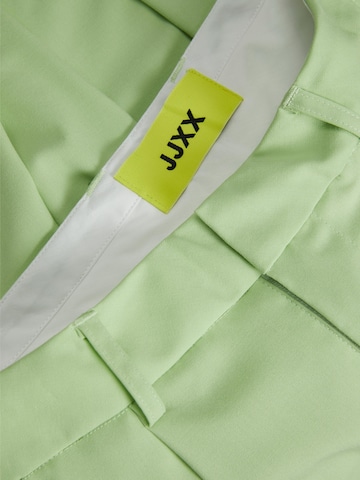 JJXX Regular Pleat-Front Pants 'Chloe' in Green