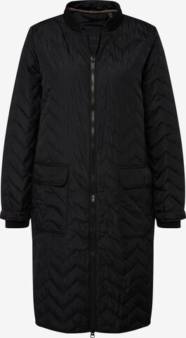 Ulla Popken - Chaqueta de invierno en negro: frente