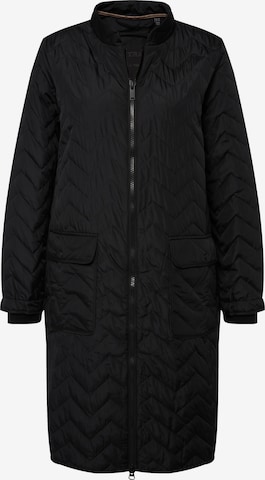 Ulla Popken Winter Jacket in Black: front