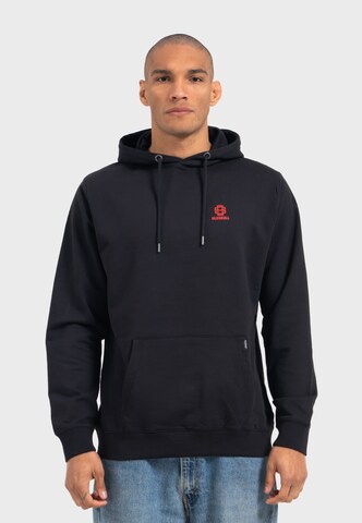 Oldskull Sweater 'Asian Neon Djane Logo Graphic' in Black