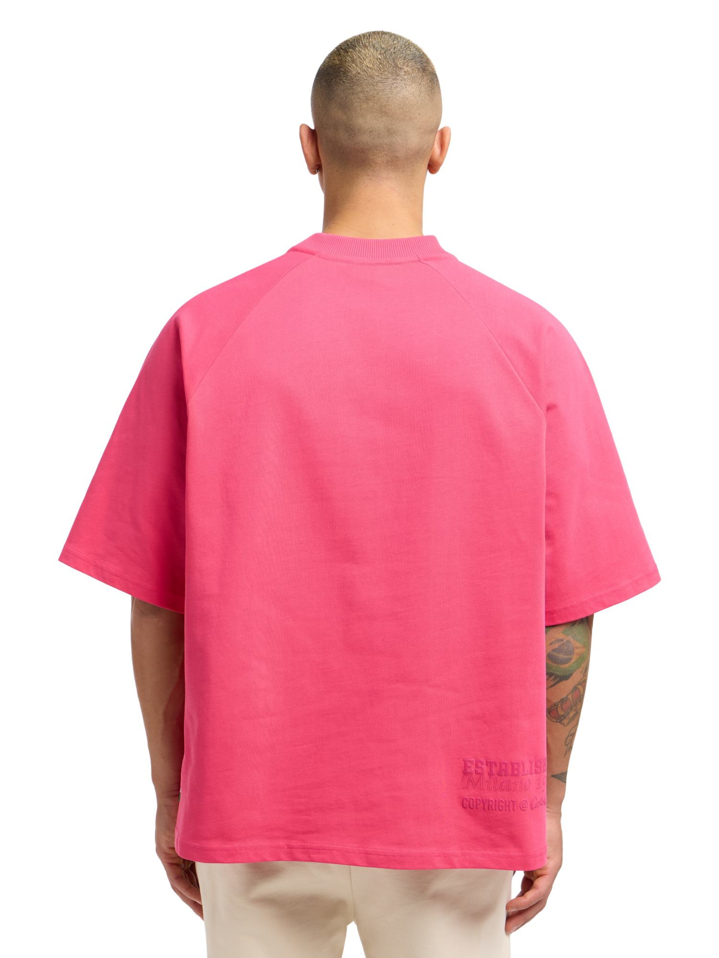 T-Shirt 'Donevski' Carlo Colucci en rose
