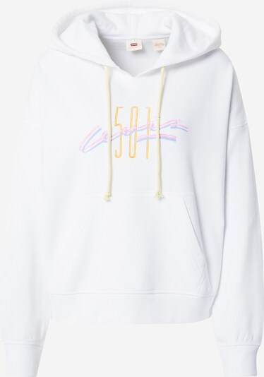 LEVI'S ® Sweatshirt 'GR Authentic Hoodie' i lyseblå / gul / lys pink / hvid, Produktvisning