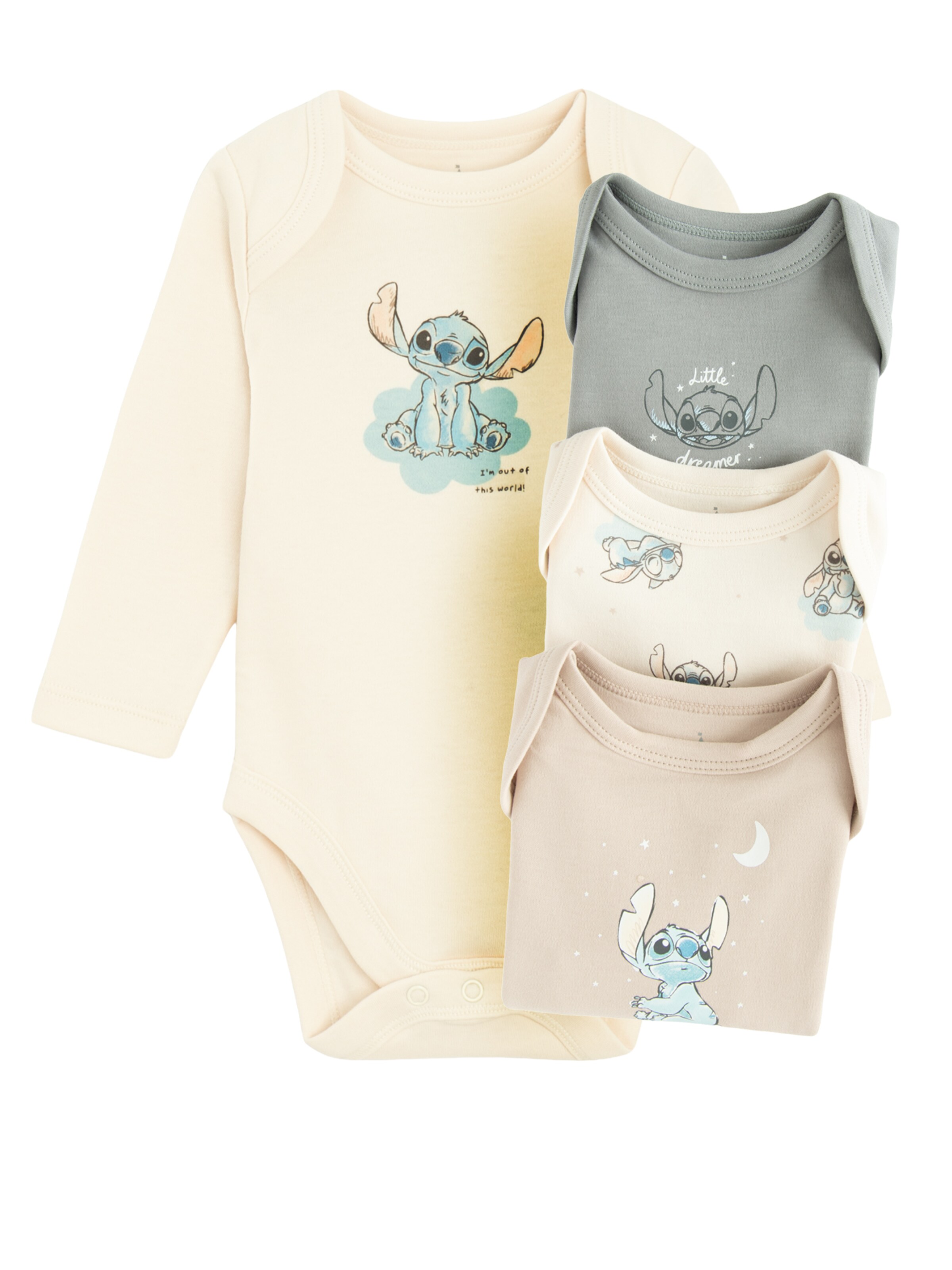 Tutina / body per bambino di Cool Club in beige: frontale