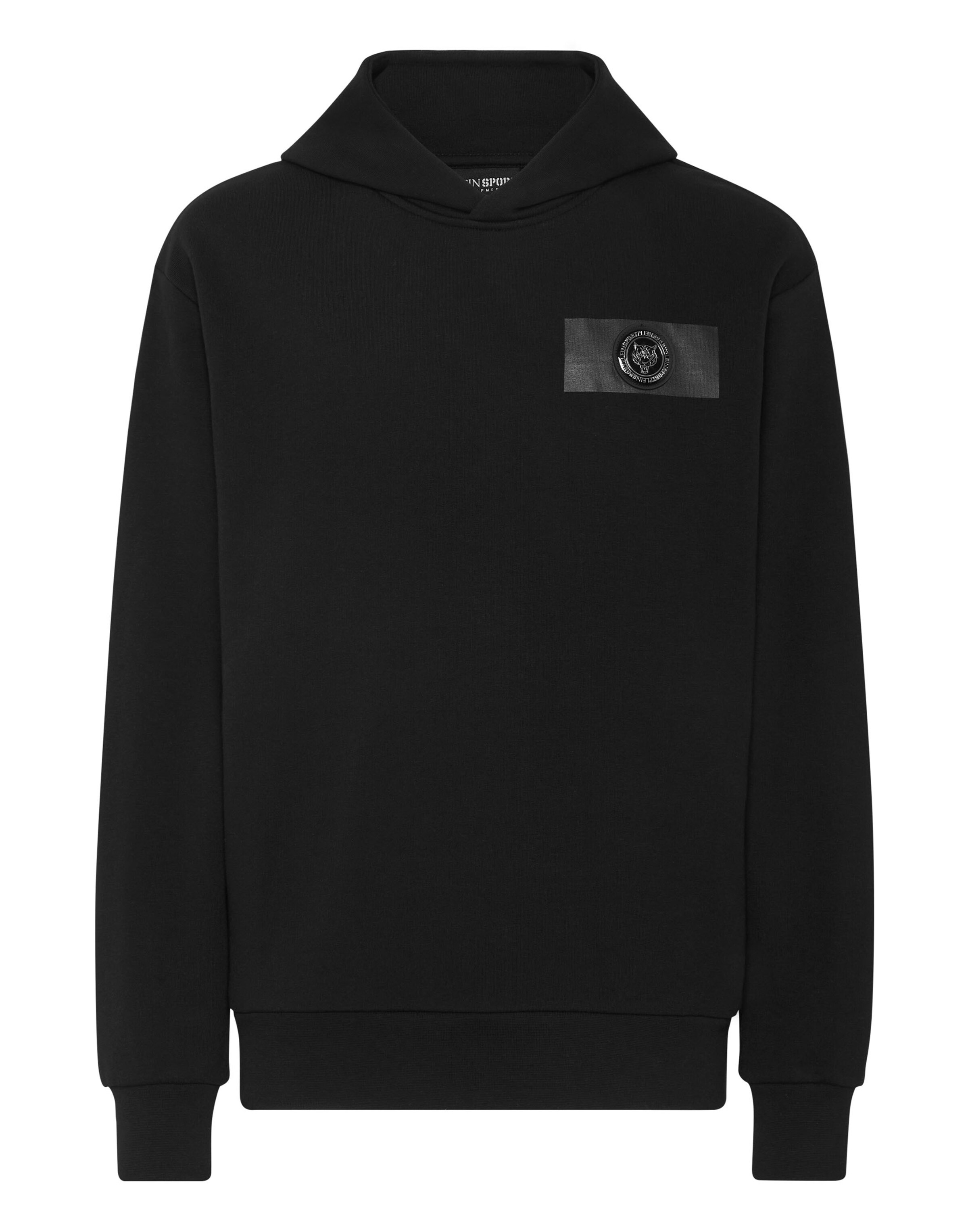 Plein Sport Sweatshirt 'Tiger' in Black: front