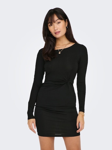 Robe 'SARAH' ONLY en noir : devant