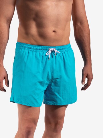 Shorts de bain ' BLU2256 Beachshorts ' Olaf Benz en bleu : devant