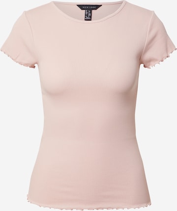 T-shirt NEW LOOK en rose : devant