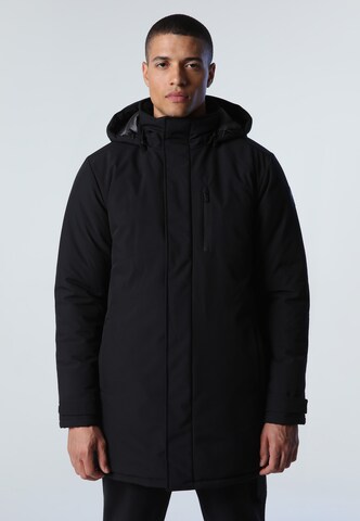 North Sails Winter Parka 'Varberg' in Black: front