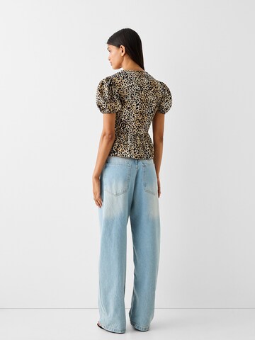 T-shirt Bershka en beige