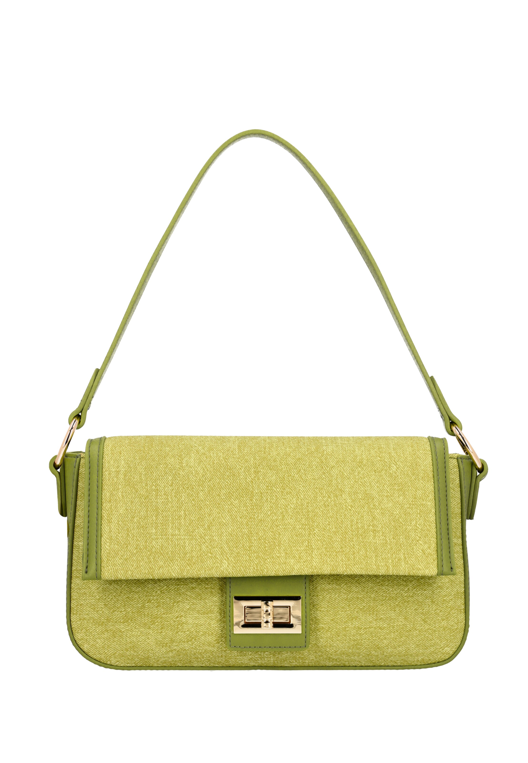 faina Τσάντα ώμου σε πράσινο: μπροστά