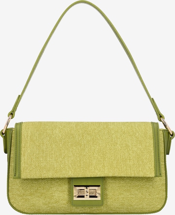 faina Τσάντα ώμου σε πράσινο: μπροστά