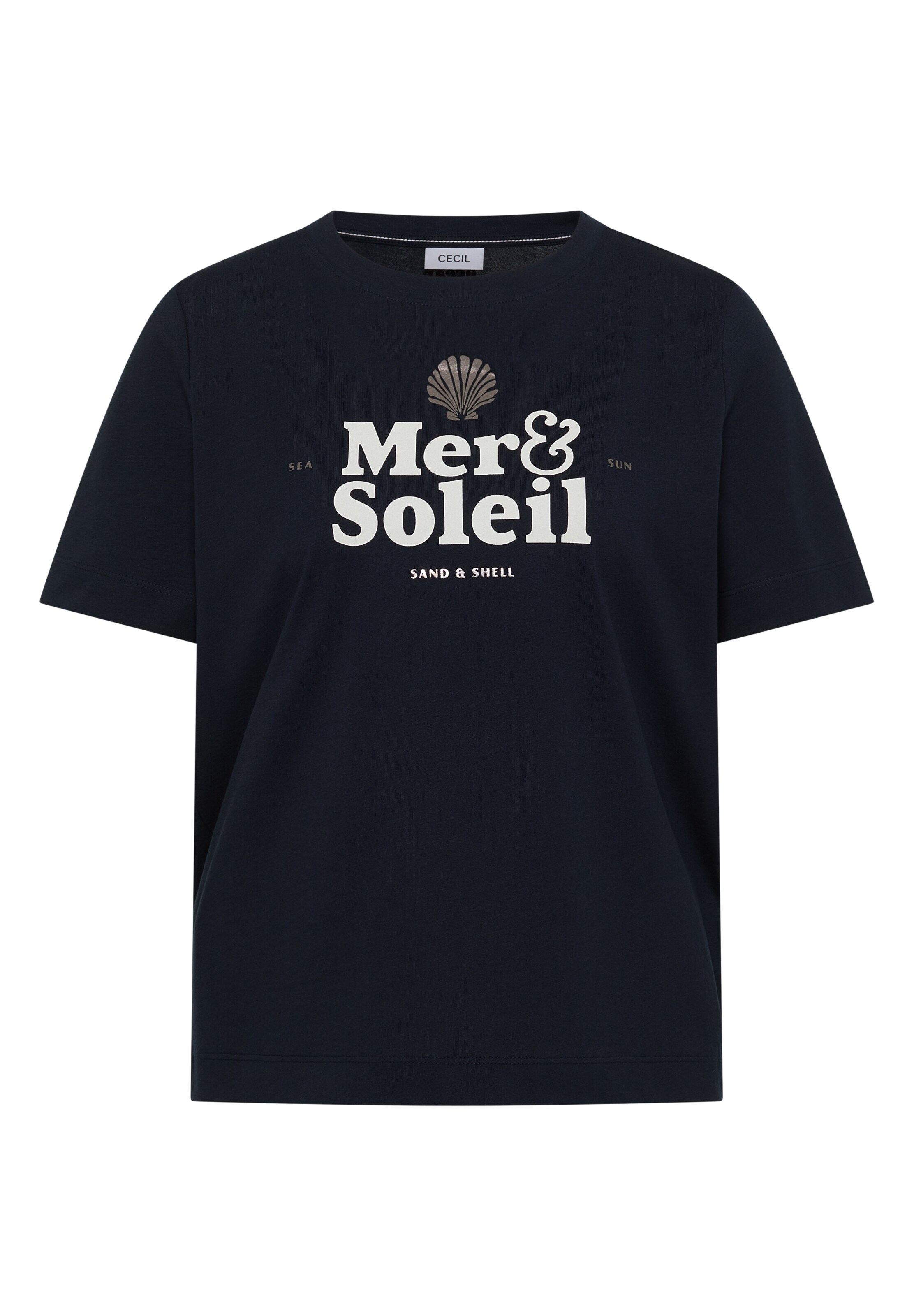 CECIL T-Shirt in Blau: Vorderseite