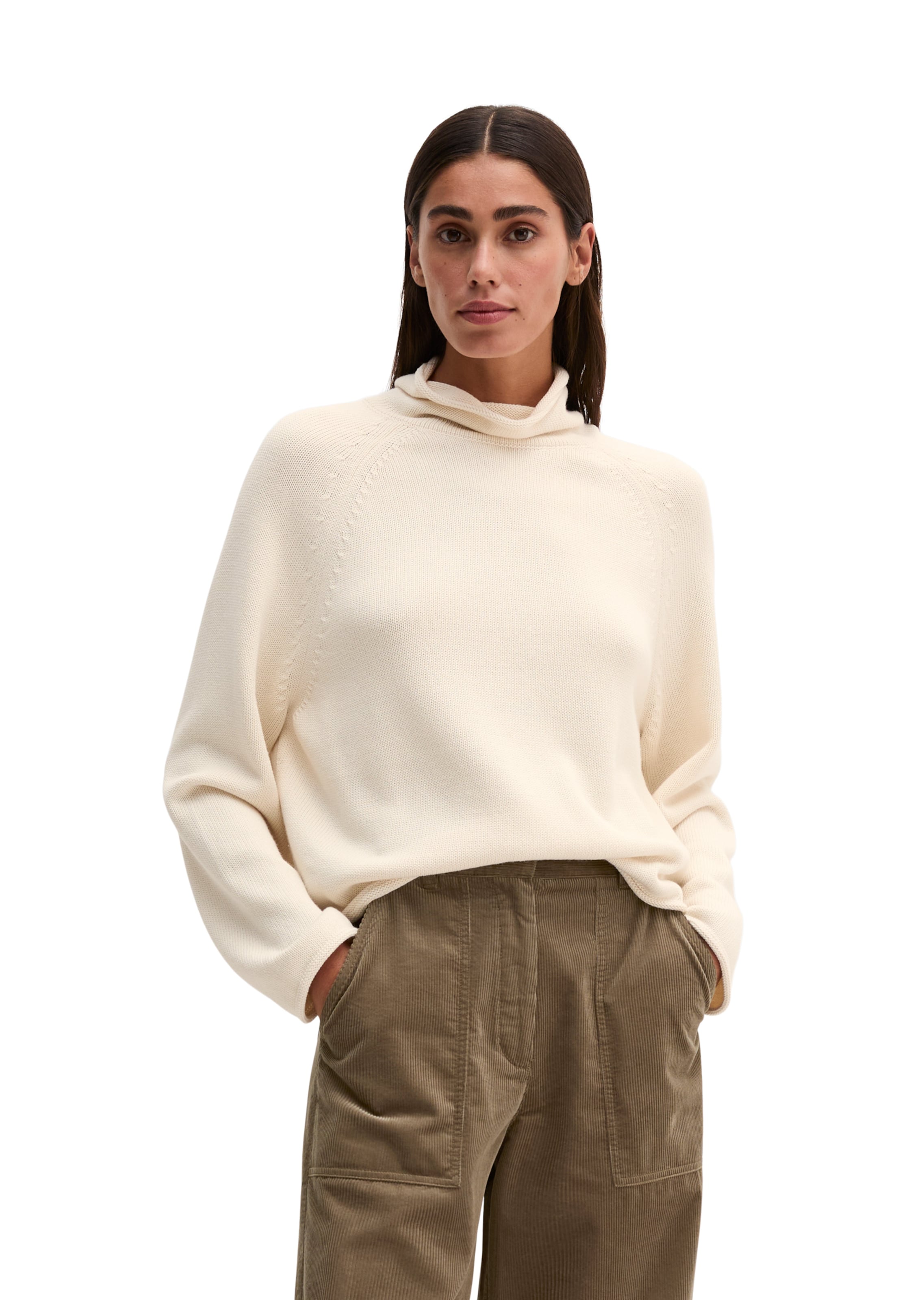Marc O'Polo Pullover in Weiß: Vorderseite