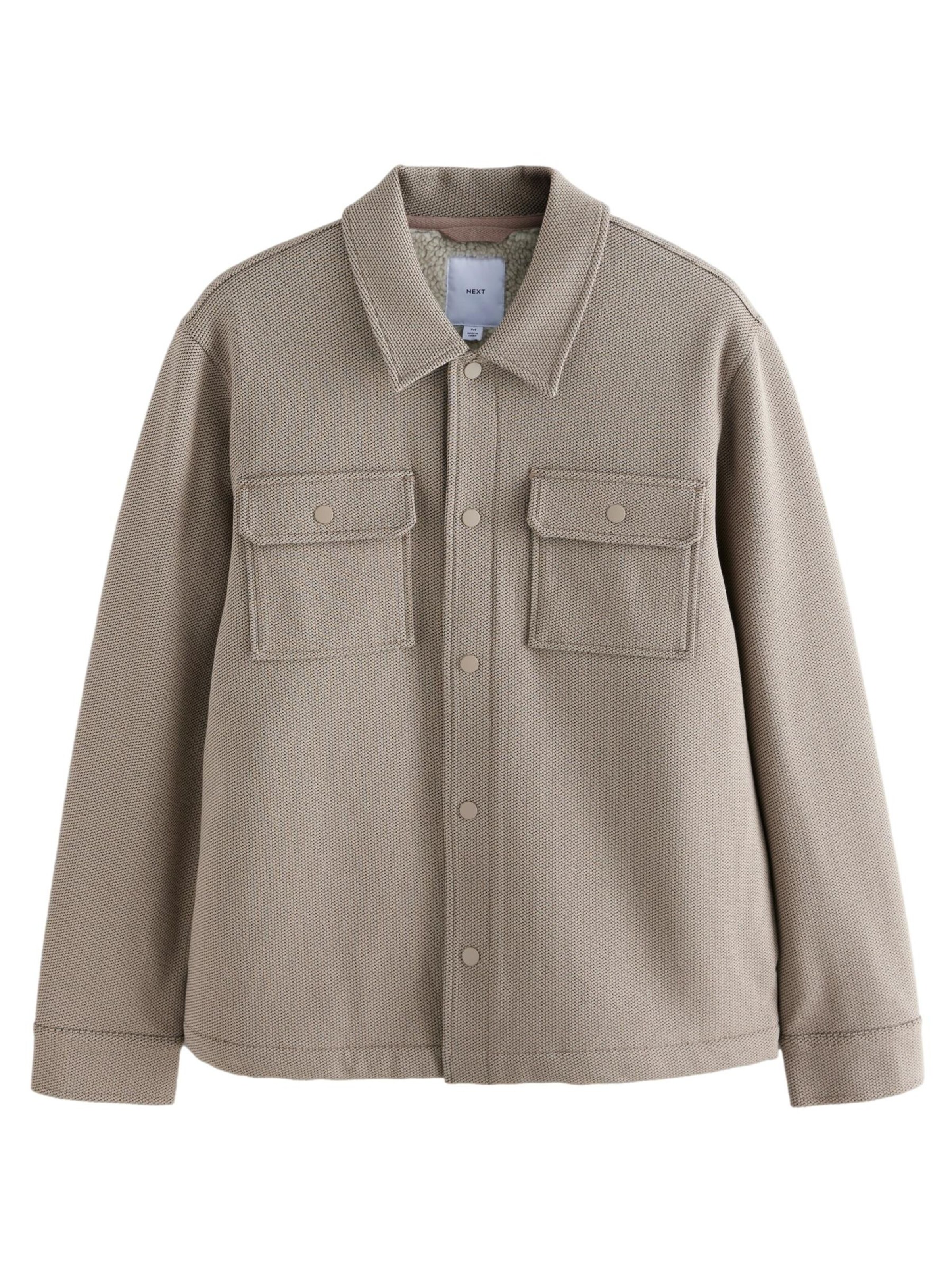 Next Rovný strih Prechodná bunda - Béžová: predná strana