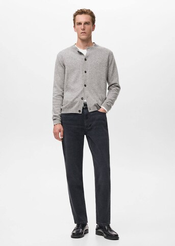 MANGO MAN Knit Cardigan 'Renzob' in Grey