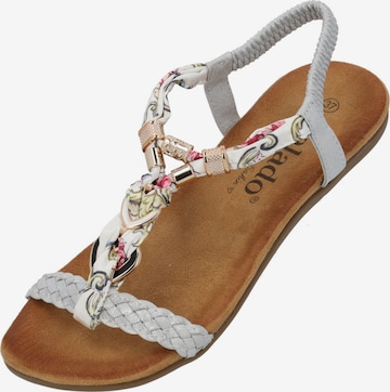 Palado by Sila Sahin Sandal 'Palado Ubah by Sila Sahin' in Silver: front