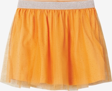 NAME IT - Falda 'FETZA' en naranja: frente