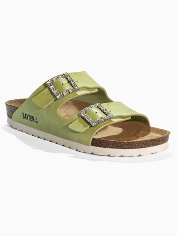 zaļš Bayton Ādas čības 'STRASS ATLAS'