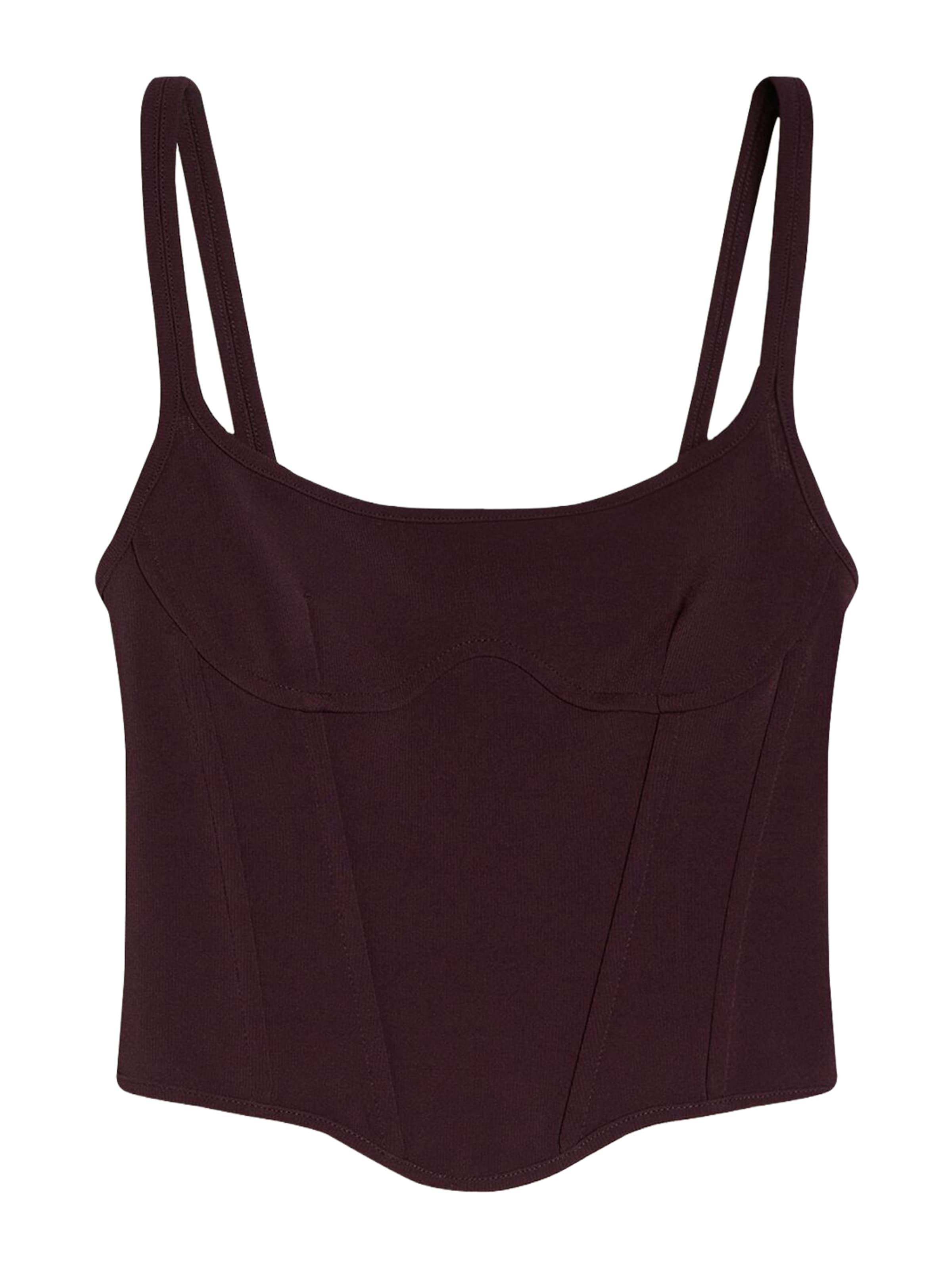 Bershka Top w kolorze fioletowy: przód