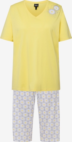 Pyjama Ulla Popken en jaune : devant