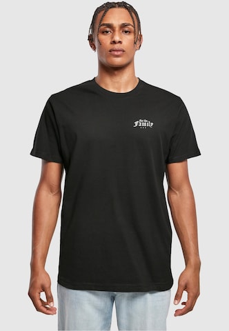 Mister Tee Shirt 'For The Family  Tee' in Black: front